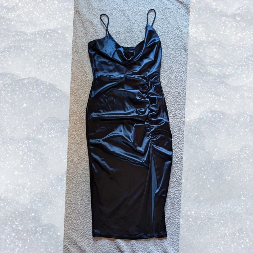 Windsor Satin Midi Dress